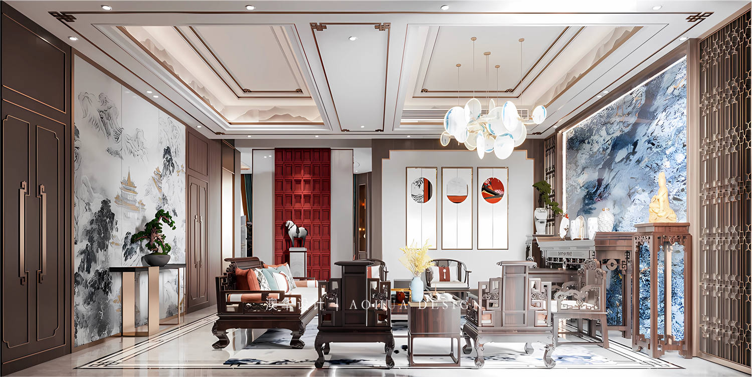 別墅大宅裝修,武漢室內設計