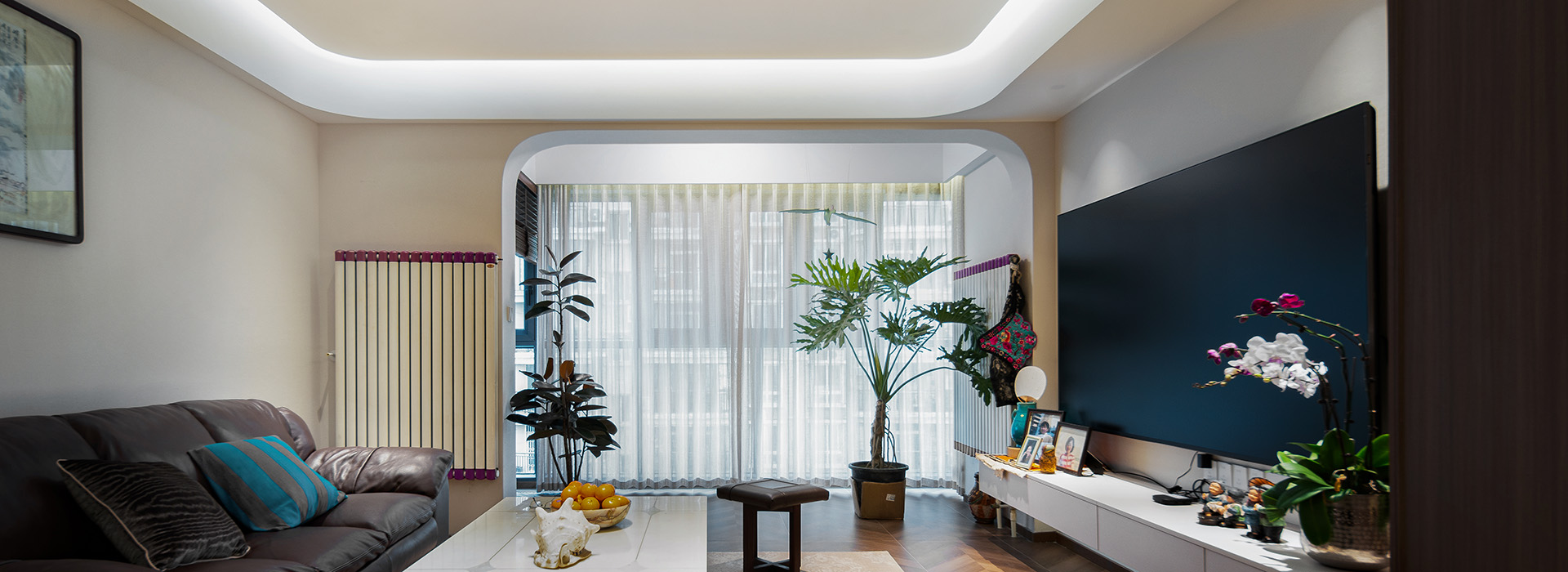 同馨花園二期裝修,現代中古風格