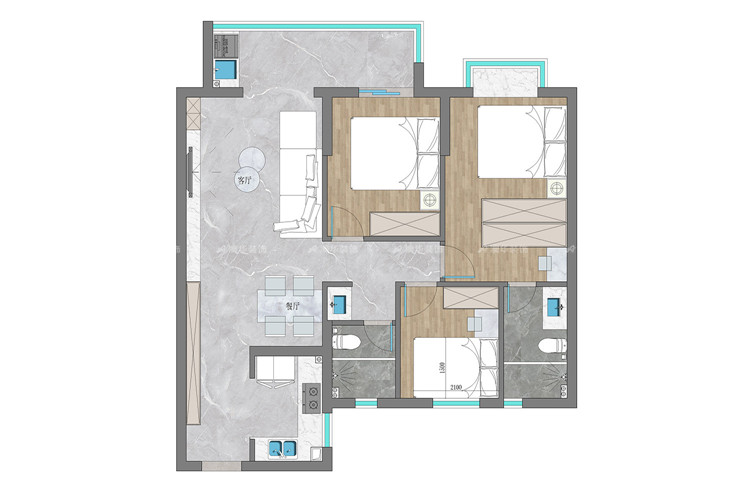 融創和平中心102㎡ 融創和平中心102㎡