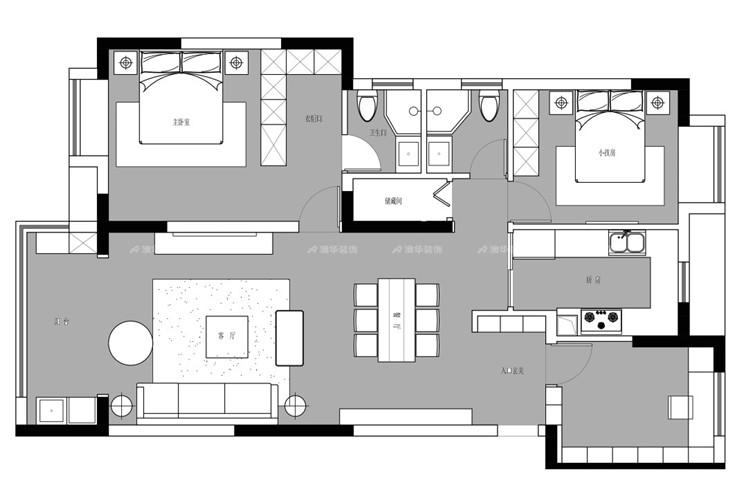 融創和平中心125㎡ 融創和平中心125㎡