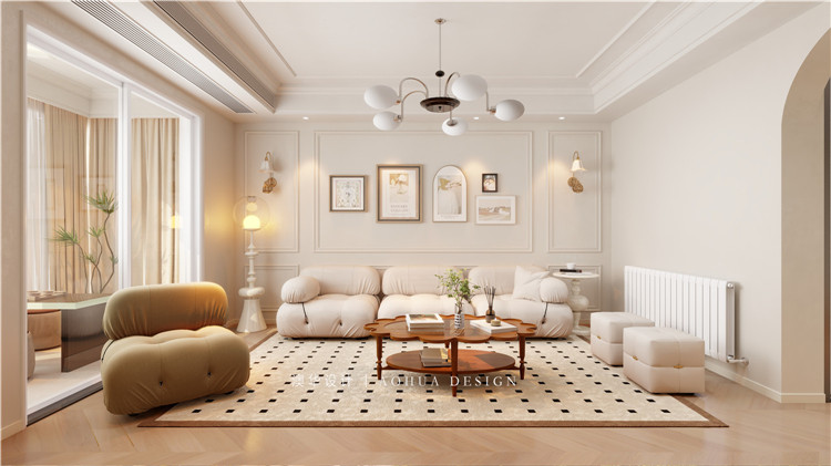 中建御景星城98㎡法式奶油 中建御景星城98㎡法式奶油