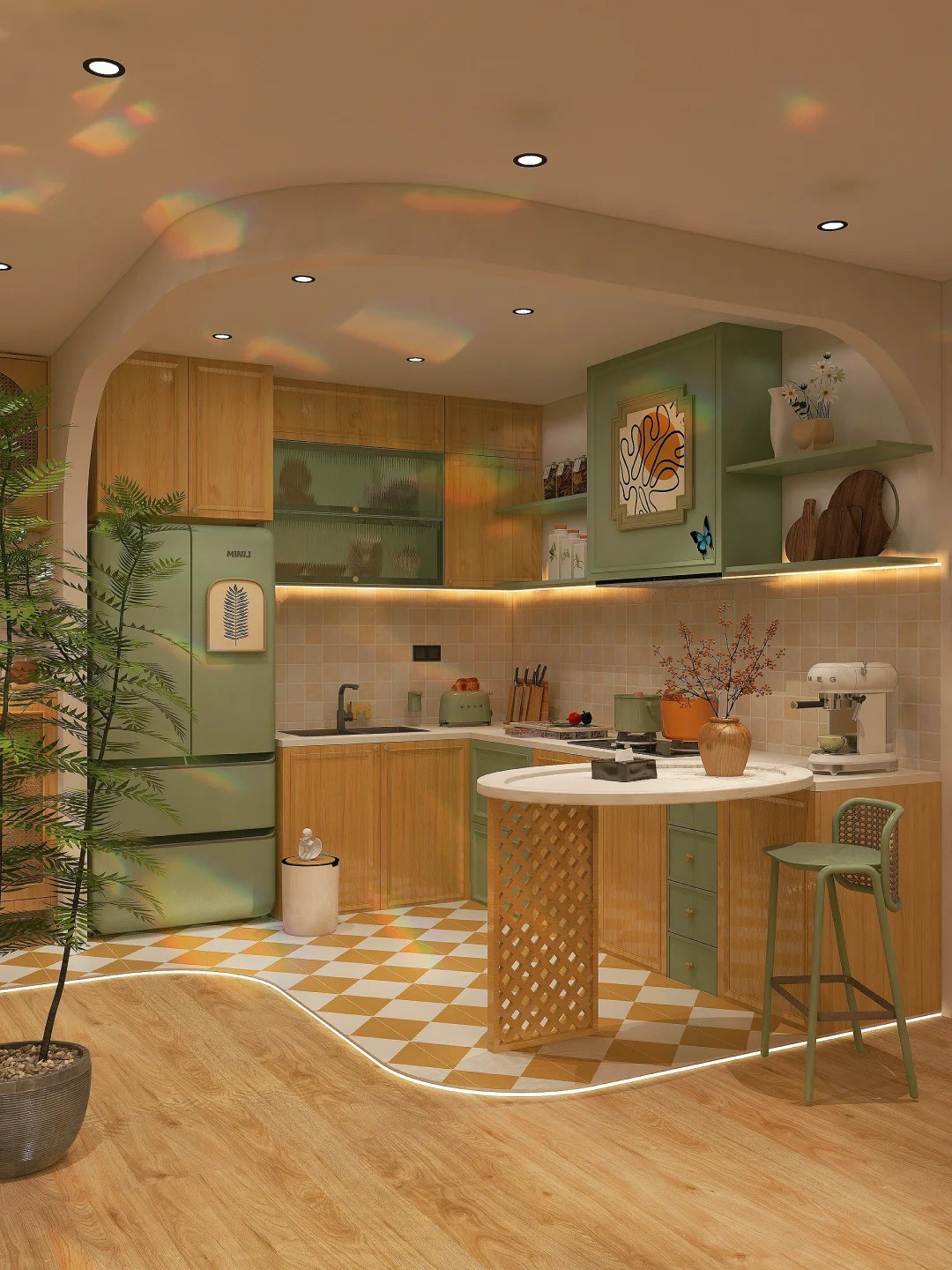 開放式廚房,廚房裝修,廚房設計